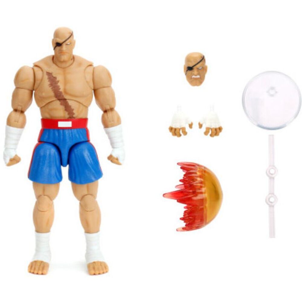 Jada Toys - Street Fighter II - Sagat Deluxe 1:12 Scale Action Figure